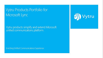 Vytru Products Portfolio 2014