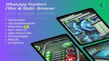 WhatsApp Phone Numbers Filter & Multi-Browser