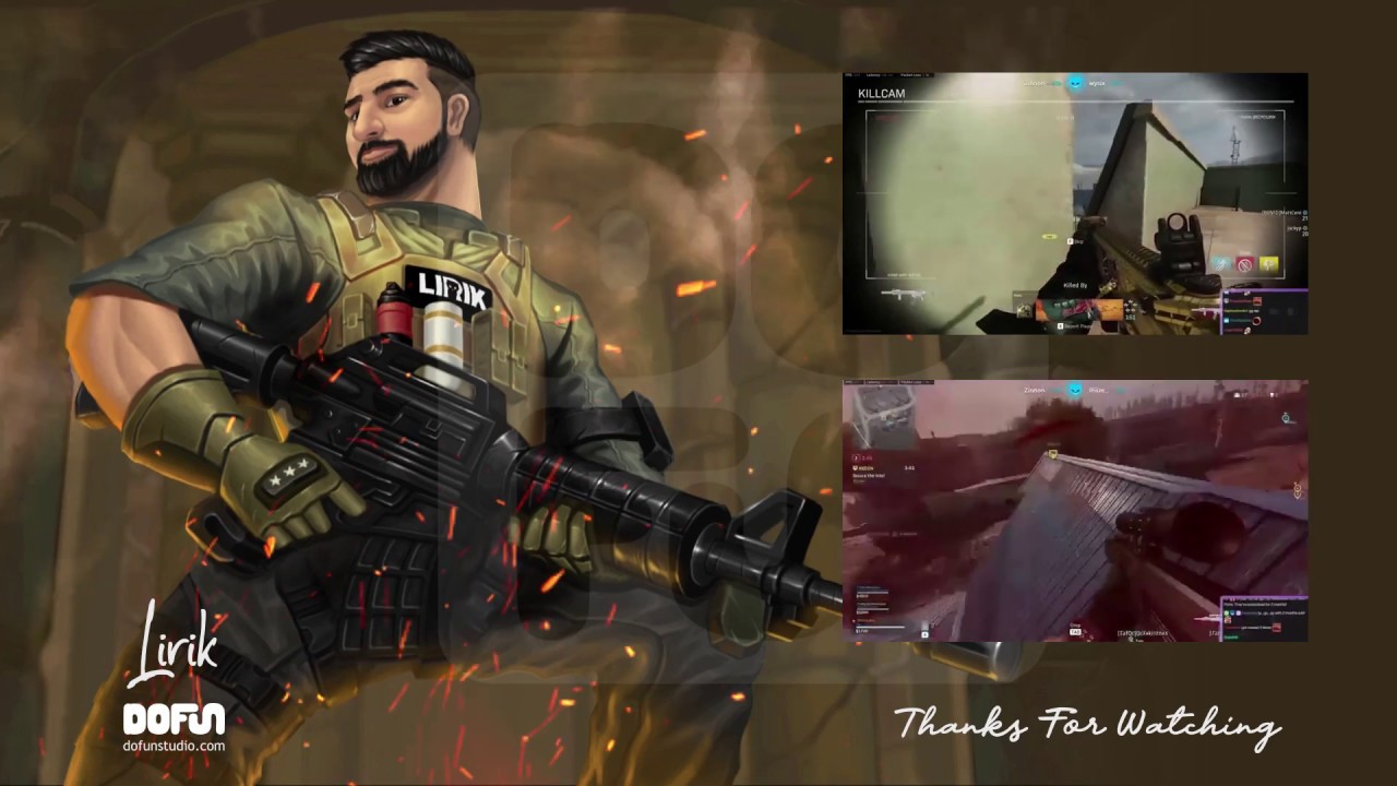 Lirik Epic Youtube Outro or End Screen Painting Animation Style