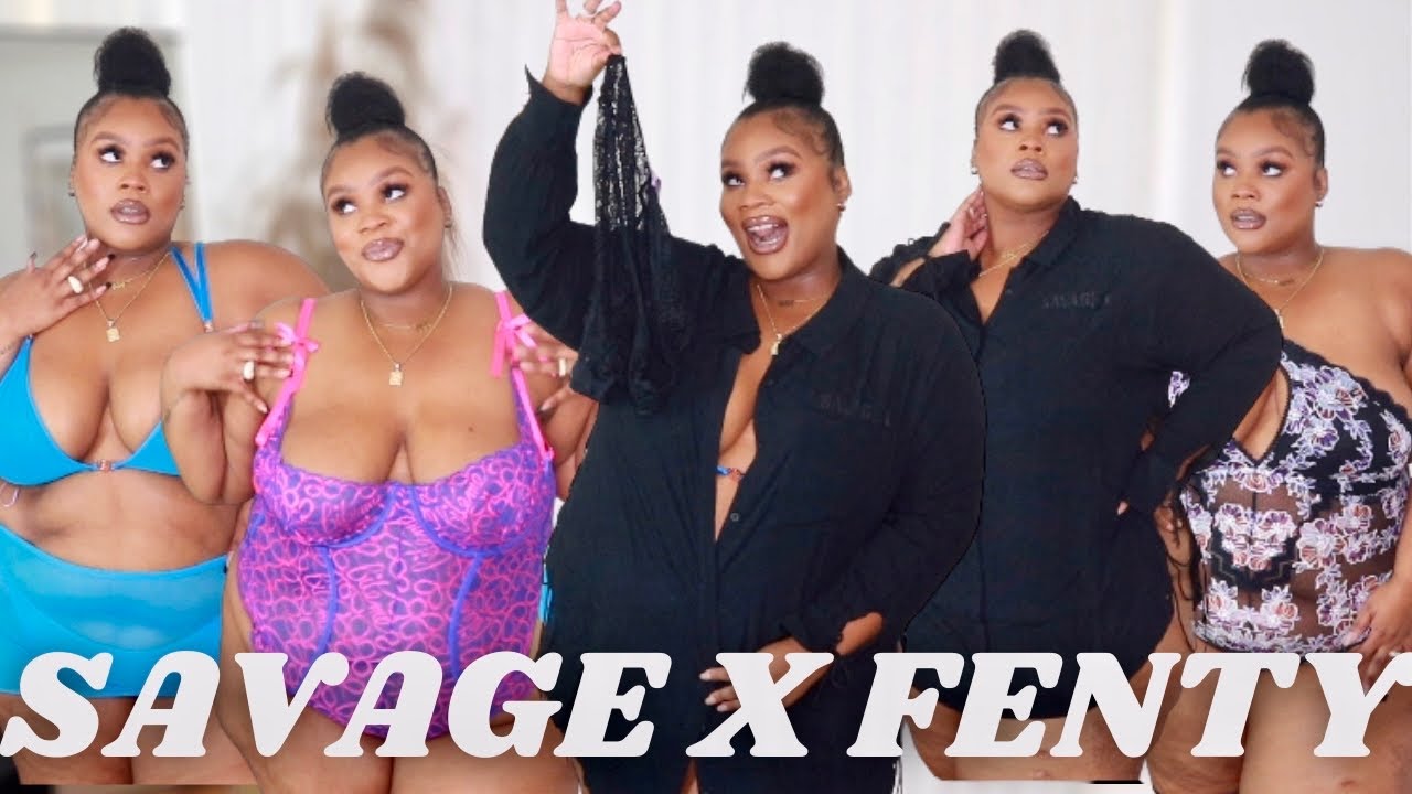 SAVAGE X FENTY PLUS SIZE TRY-ON HAUL!, SIZE 3X