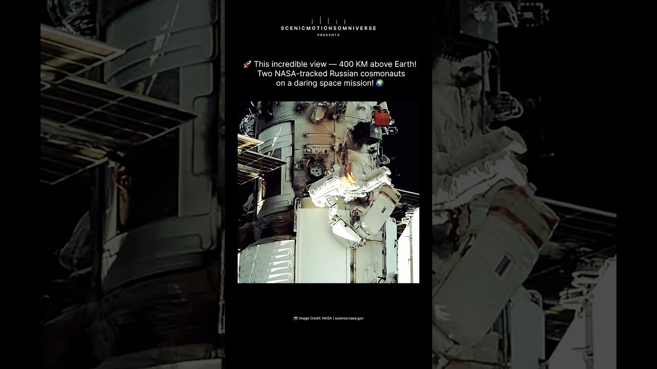 🚀 This Incredible View — 400 KM Above Earth! 🌍 | NASA Captures Daring Spacewalk (2025)