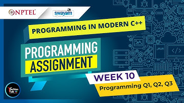 NPTEL Programming In Modern C++ Week10 Programming Assignment Solution | July 2023 | IIT Kharagpur