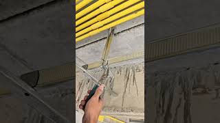 How to Level Ceiling Frames Like a Pro #drywallfinishing #constructiontips #ceilingframe #handyman