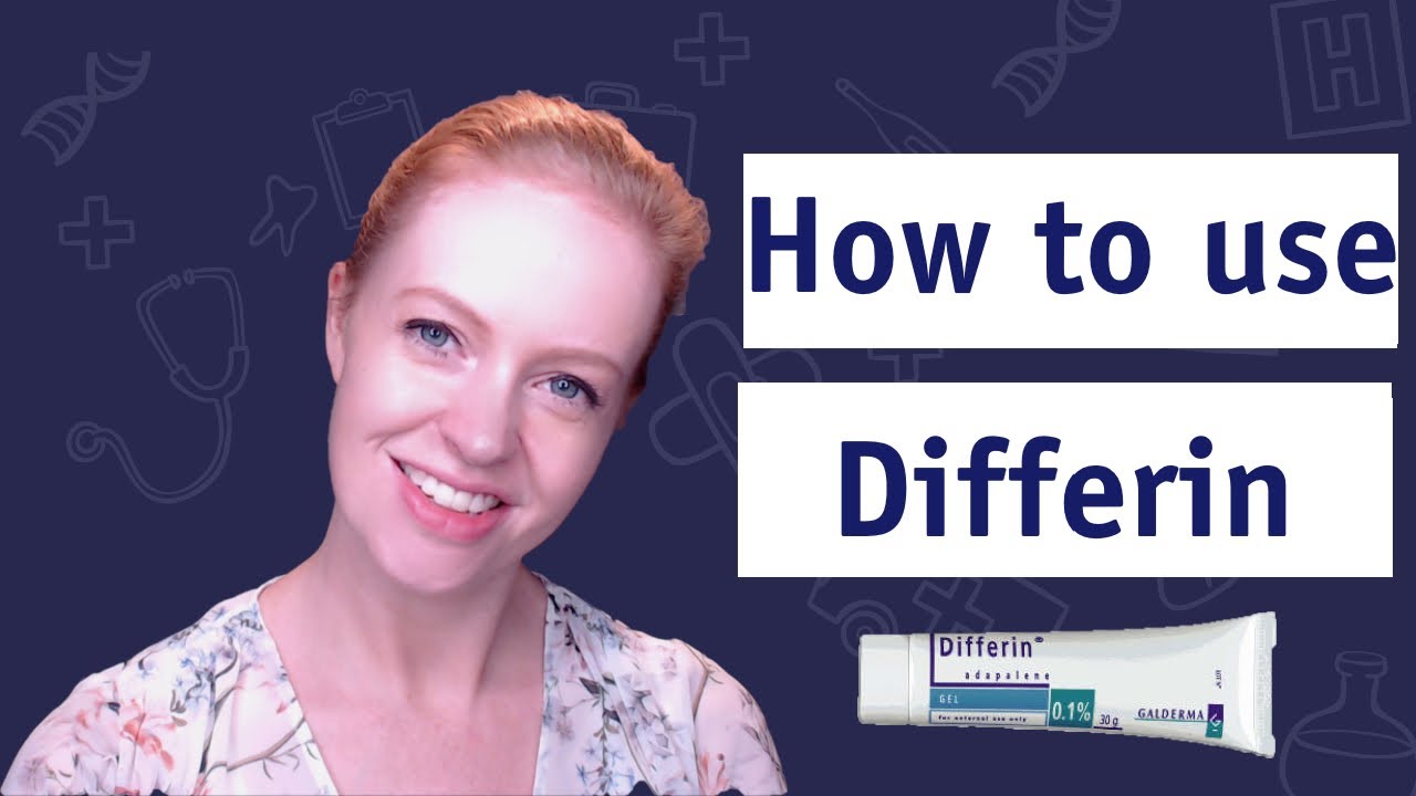 how-to-use-differin-adapalene-for-acne-youtube