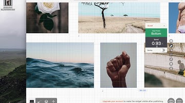 How to animate a video on scroll. Readymag Shots widget
