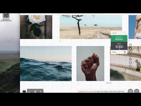 How to animate a video on scroll. Readymag Shots widget