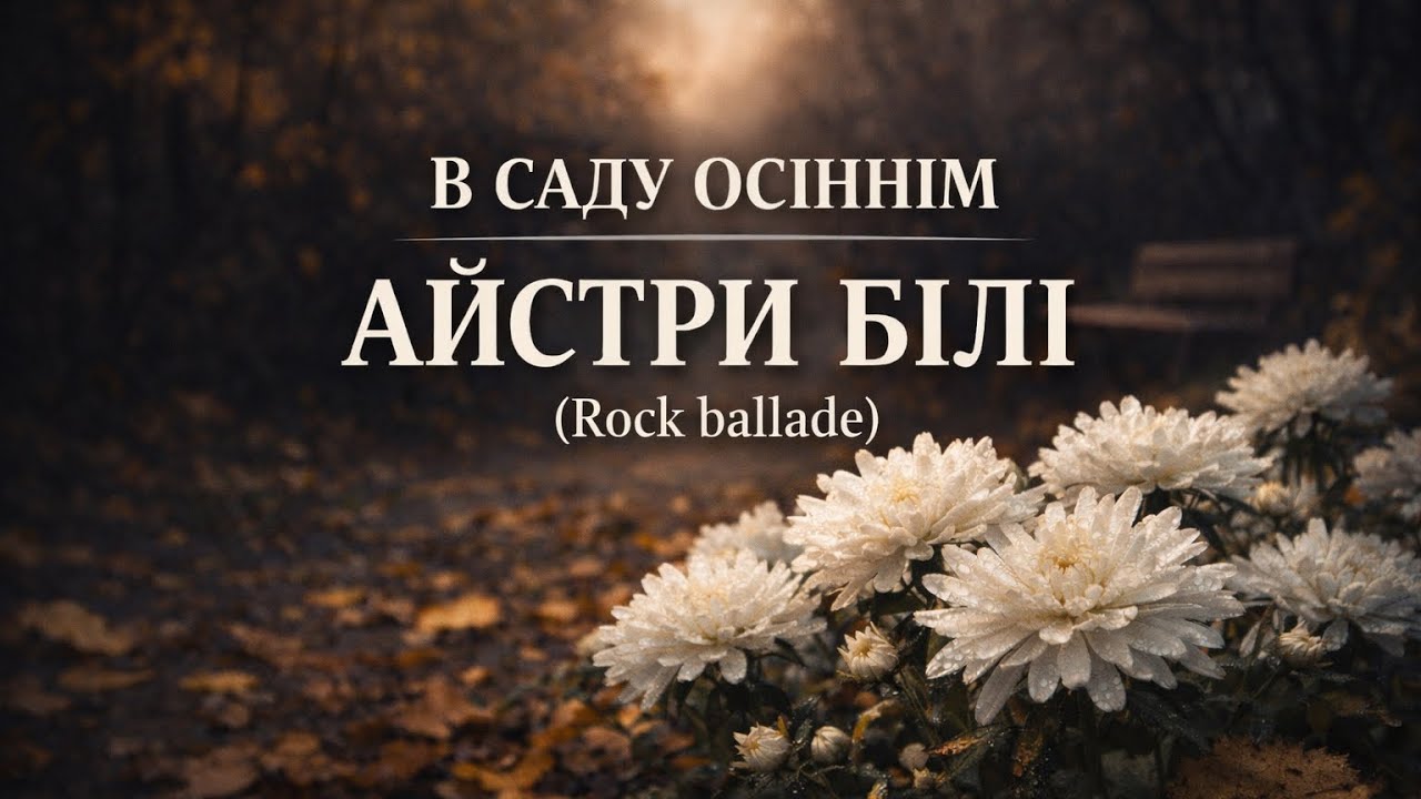 В саду осіннім айстри білі — український народний романс XIX ст. 