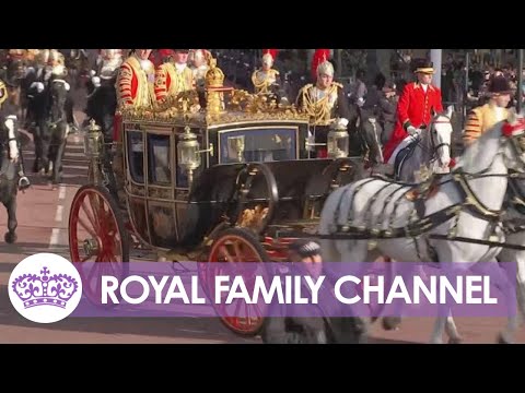 Sa president joins king and queen for carriage procession