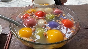 Nấu chè trôi nước ngũ sắc cho ngày rằm tháng 10 - Mợ Bảy Miền Tây