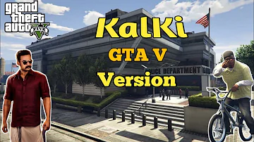 KALKI : MASS BGM IN GTA V | FRANKLIN FIGHT TO POLICE GTA V Cinematic | KALKI MASS BGM GTA 5 VERSION