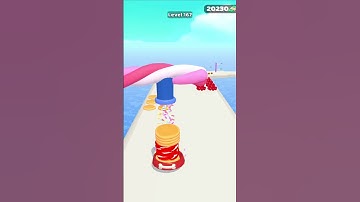 Pancake Run ! All Levels Gameplay (167) android, ios #shorts