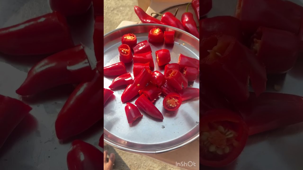 Lalmirchhi ka aachar😋