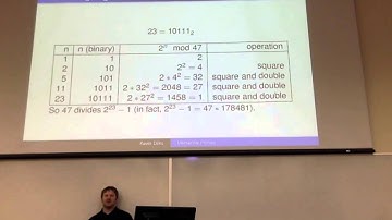 Kevin Dilks : Mersenne Primes