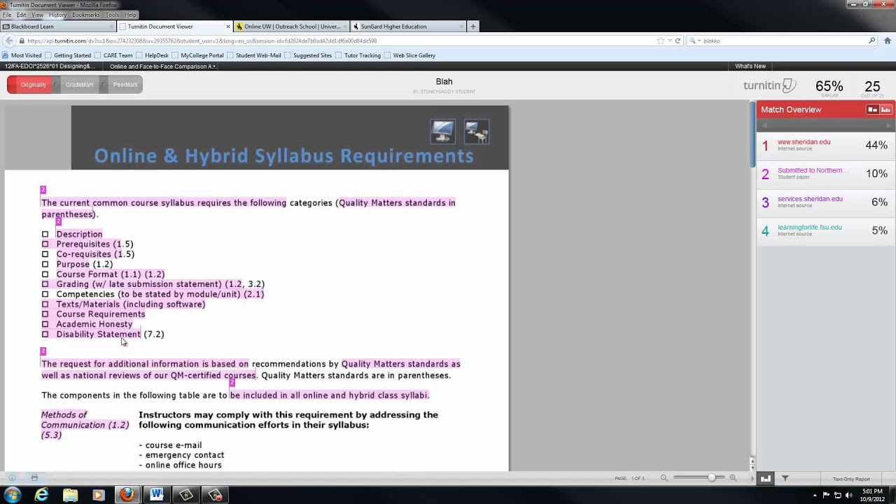 Viewing Turnitin Paper Grade and Comments YouTube