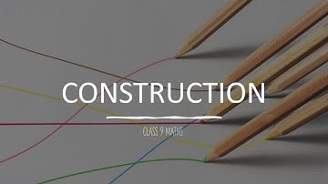 Construction NCERT Class 9 Maths - Exercise 11.2