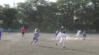 U13ソシオvs東京久留米FC 2本目-5 20160710 こうしろう 左ハーフ!?