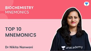 Biochemistry Top 10 Mnemonics | NEET PG 2023 | Dr. Nikita Nanwani