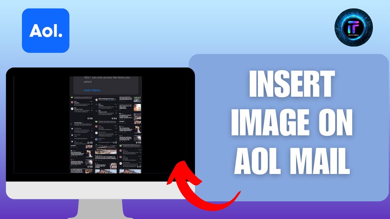 How to Insert Image on AOL Mail | Add Images to Your Emails in 2024 ...