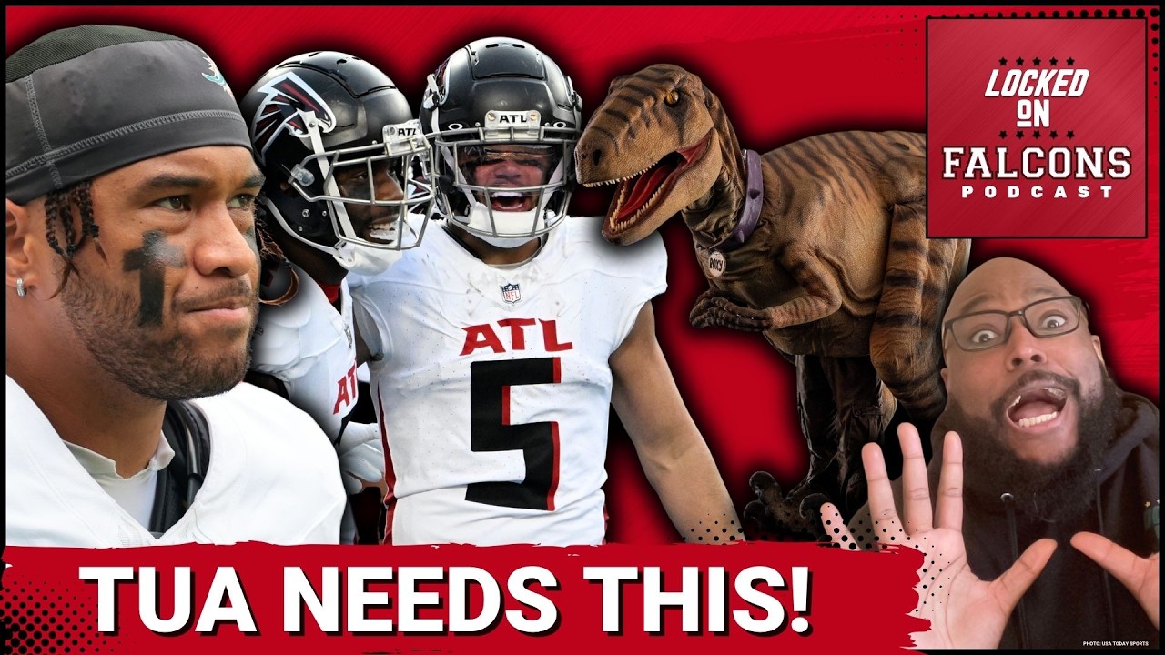 JURASSIC FALCONS: Why Atlanta Falcons Must LAND a Third Weapon for Tua Tagovailoa’s Success