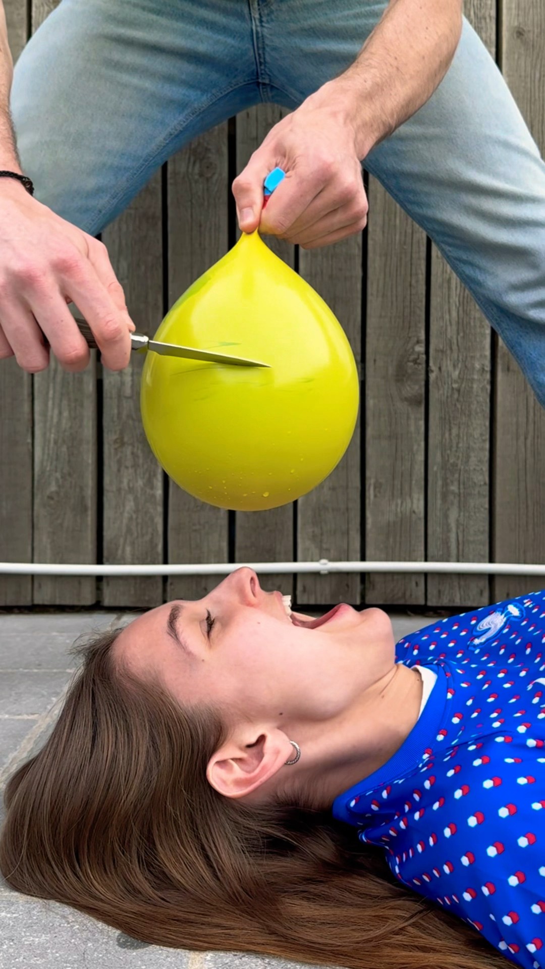 WATER POP CHALLENGE ??