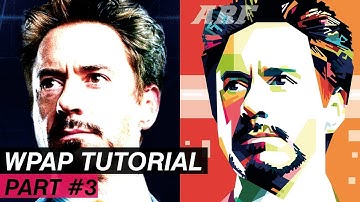 WPAP Tutorial Corel Draw X7 [TONY STARK] - PART#3