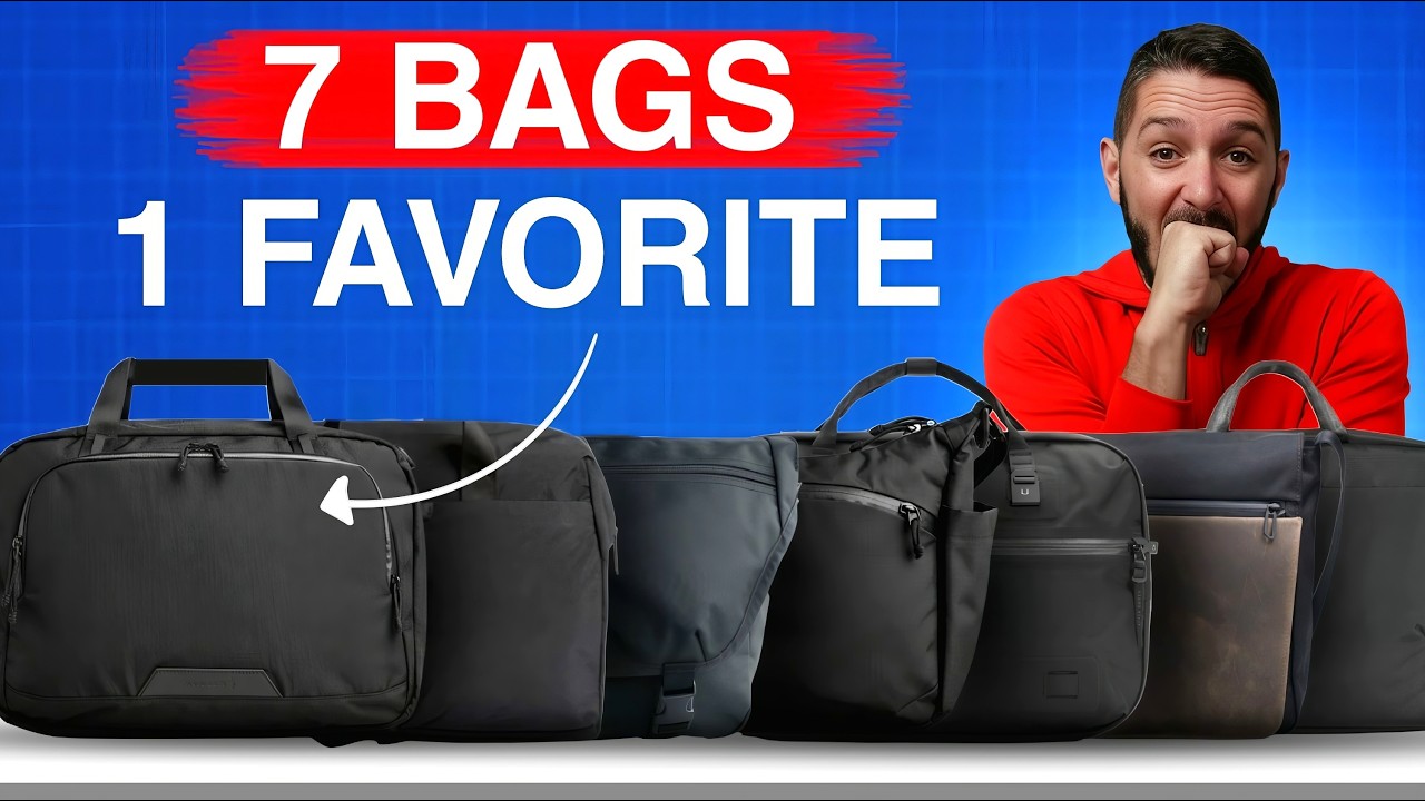 7 GENIUS Messenger Bags for City Life (& where to get them) - YouTube