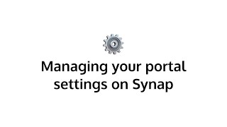 Portal Settings on Synap screenshot 5