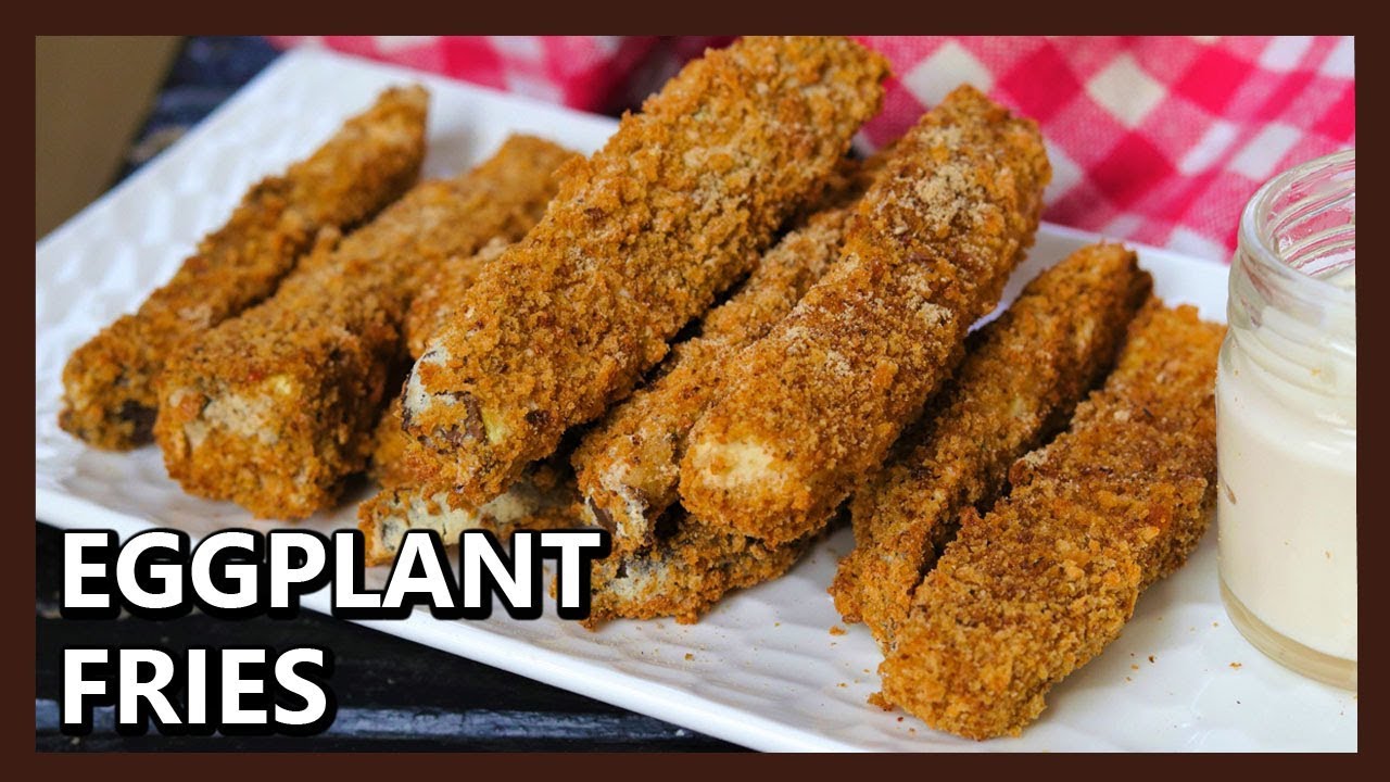 Crunchy Eggplant Fries | Easy Tea Time Snack without Frying | Finger Fries | Brinjal Fry | Healthy Kadai