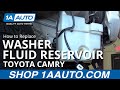 How to Replace Washer Fluid Reservoir 1997-2001 Toyota Camry