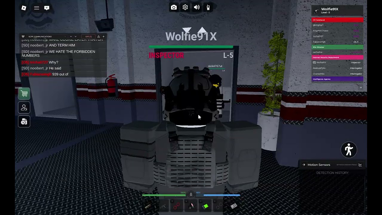 Pulling the SCP 2521 prank on an innocent victim in SCP: Site Roleplay!