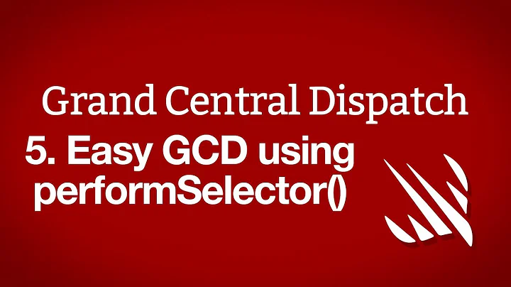 Easy GCD using performSelector(inBackground:) – Grand Central Dispatch, part 5