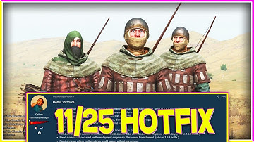 BIG CHANGES Added to 1.5.5 Beta & Live Hotfix EXPLAINED! - Mount & Blade II: Bannerlord
