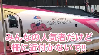 【JR西日本】新大阪駅 20番線ホーム  Hello Kitty shinkansen 500系ハローキティ山陽新幹線