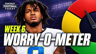 6 Fantasy Players We’re WORRIED About After Week 5! Love, Hampton, McLaurin & More! | Worry-O-Meter