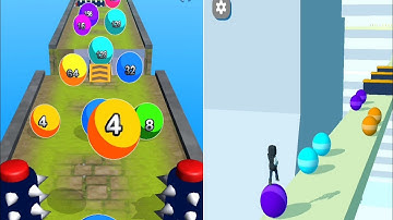▶️ Ball Run 2048 🆚 Stack Rider  - All Levels Gameplay Walkthrough Android ,iOS BIG UPDATE