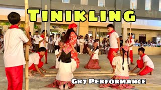 Tinikling Folk Dance Performed By Grade 7 Of Pnhsmapeh Month Celebration