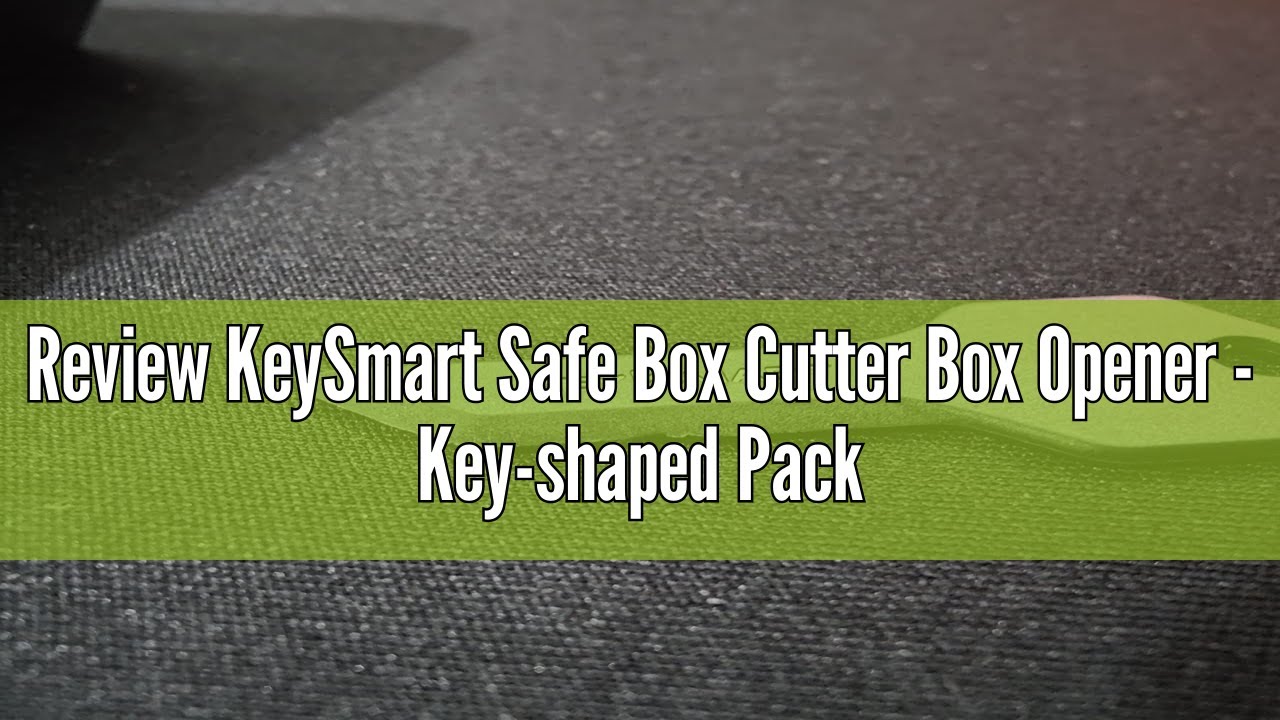 Review KeySmart Safe Box Cutter Box Opener - Key-shaped Package Opener ...