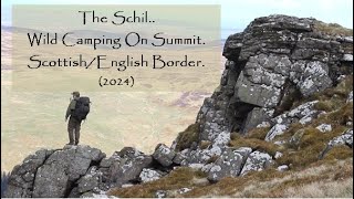 Wild camping on a remote summit... The Schil!  Scottish/English border.