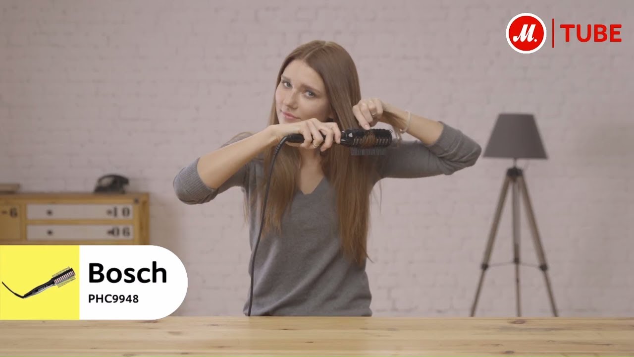 Прибор для укладки волос Bosch PHC9948 видео
