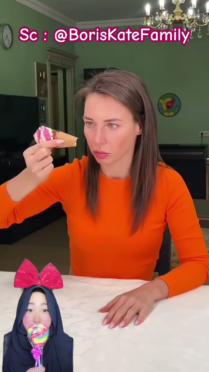 MAMA MAU BERBAGI ESKRIM DENGAN PAPA ⁉️ tapi si Papa malah merusak Eskrim Mama ? @BorisKateFamily