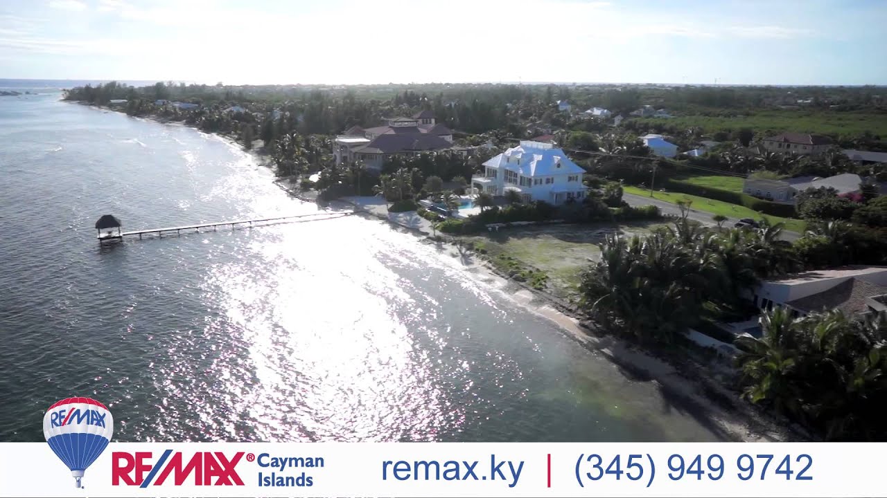 RE/MAX Cayman Islands South Sound Beachfront land YouTube