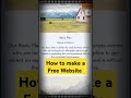 How To Make A Free Website #freewebsite #ecommerce #digitalmarketing