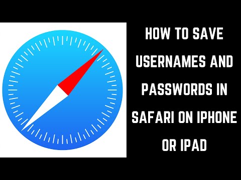 How to Save Usernames and Passwords in Safari on iPhone or iPad