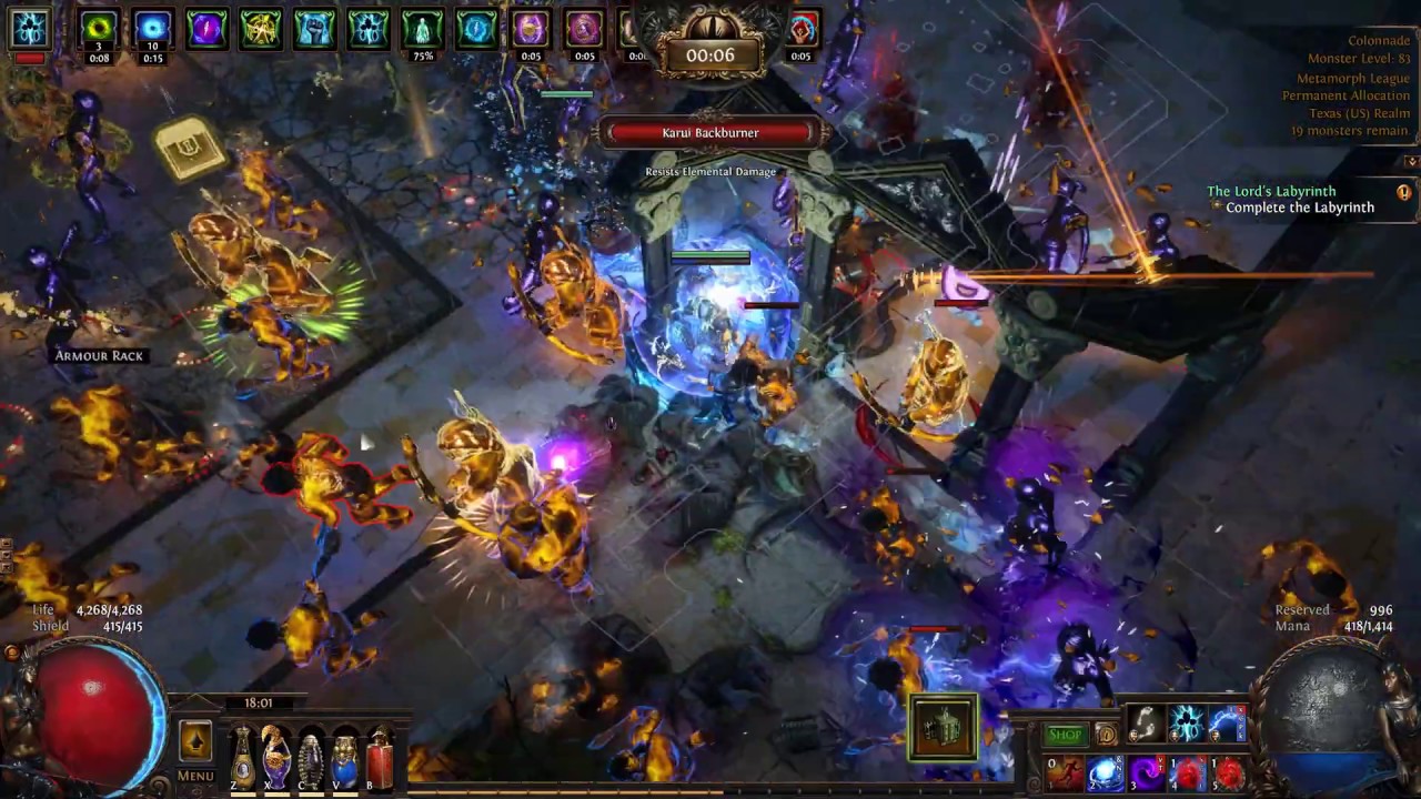 Eternity Shrould + Void Battery Arc PoE 3.9 Metamoph League