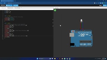 Belajar Tutorial Pemrograman Arduino dengan Simulator Online WOKWI Menyalakan LED RGB