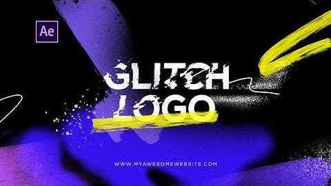 Glitch Logo Intro Grunge Distortion (Top After Effects Templates)