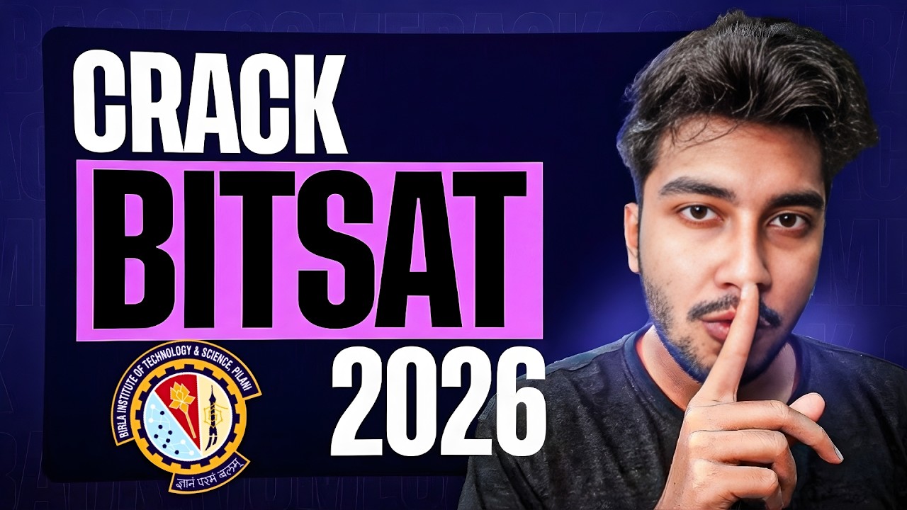 How To Score 350+ In BITSAT 2026? Best Crash Course, Test Series, Books, and Resources 🔥