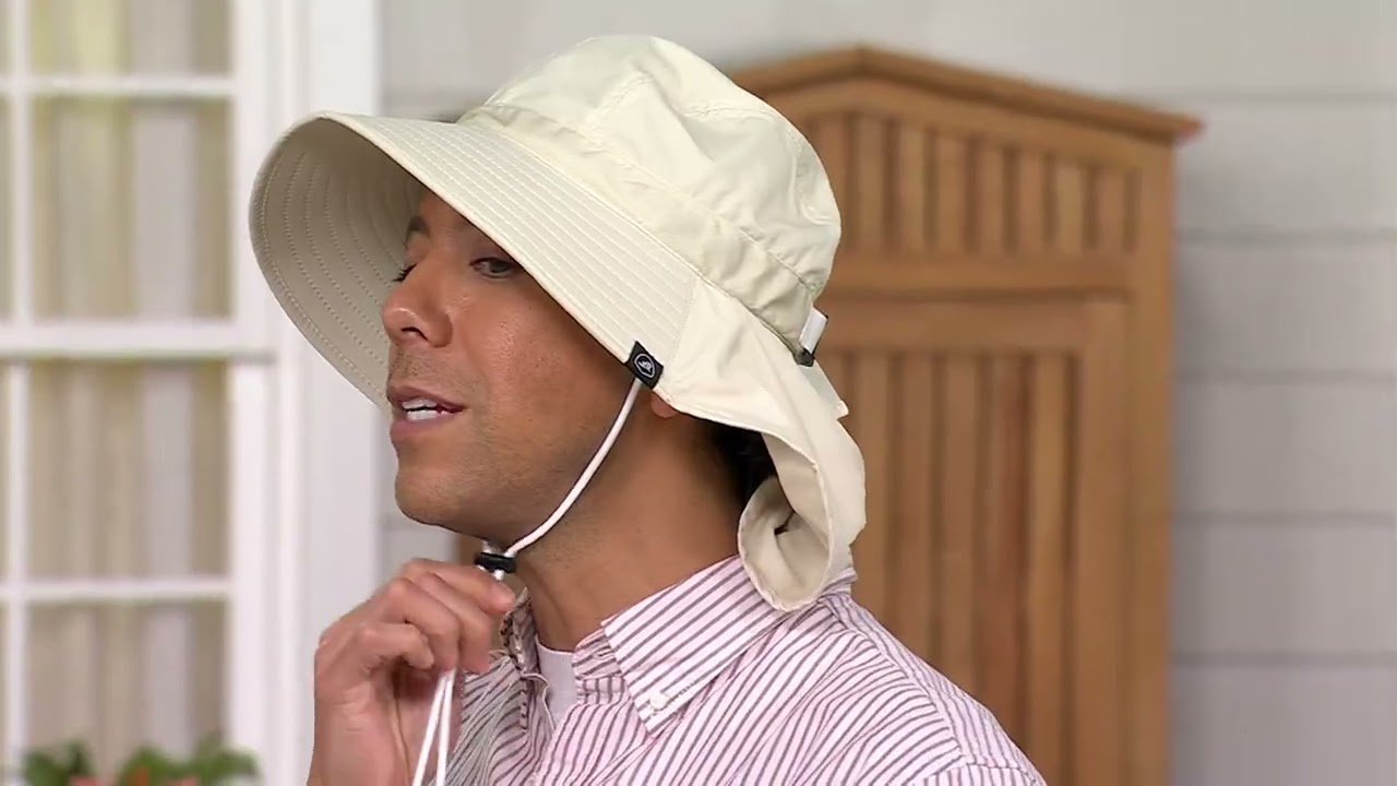 Farmer's Defense Protective Gardening Hat on QVC