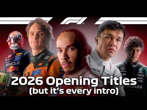 New 2026 F1 Opening Titles but it's every intro | #F1