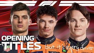 2026 F1 Opening Titles but it's every intro...